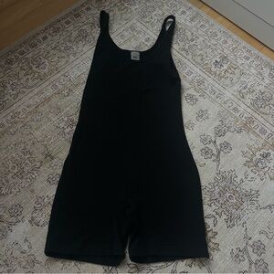 TNA Black Sleeveless Sporty Romper